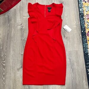 Enfocus Studio Red Cocktail Christmas Dress